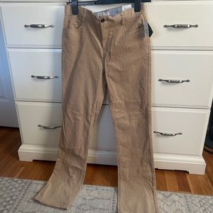 Corduroy boy tan pants
